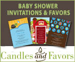  Baby Shower Invitations & Favors
 from Candles & Favors