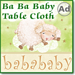 Ba Ba Baby Table Cloth Design