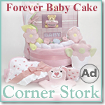 Forever Baby Cake - Girl / Pink